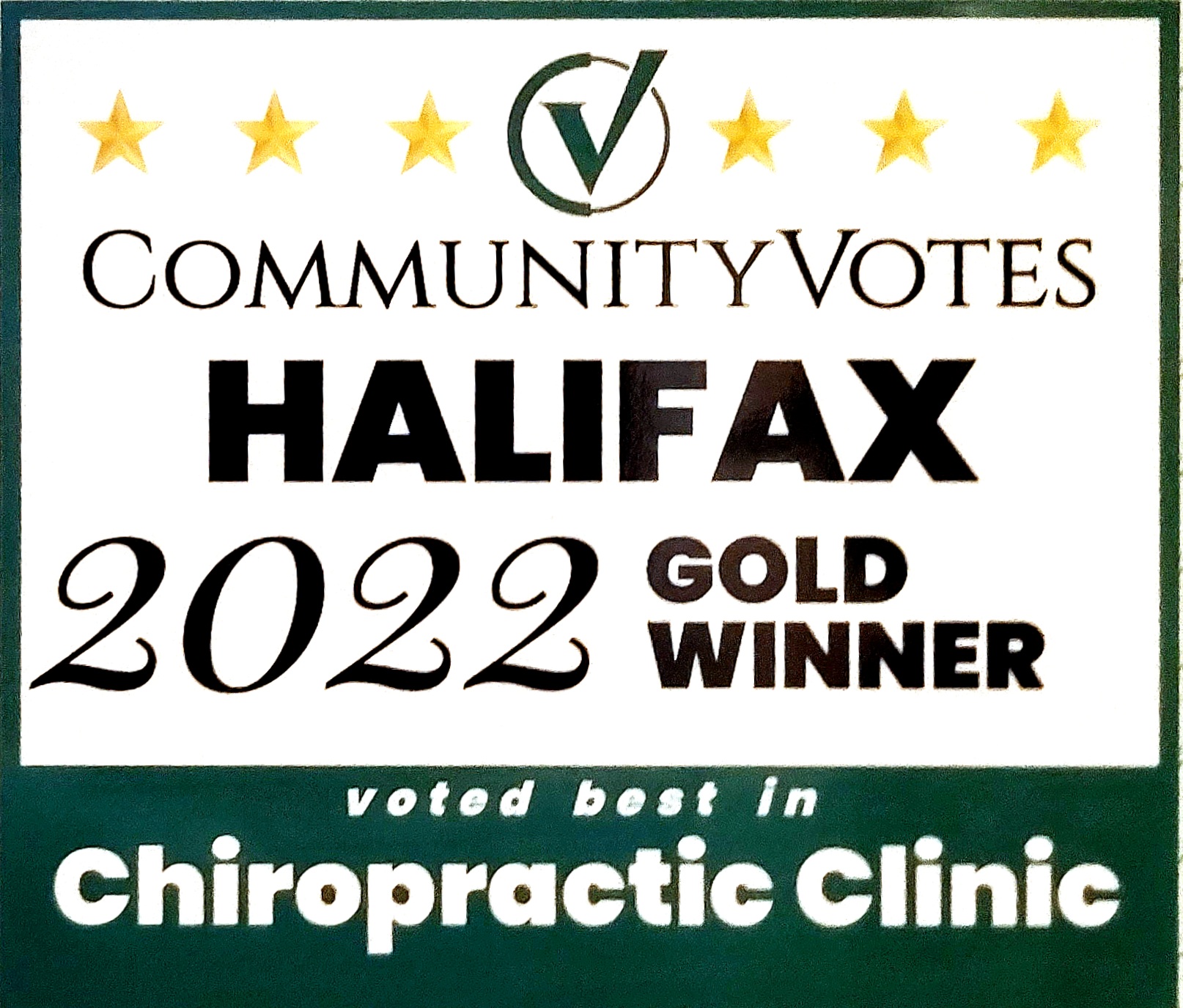 Community votes halifax 2022 gold winner